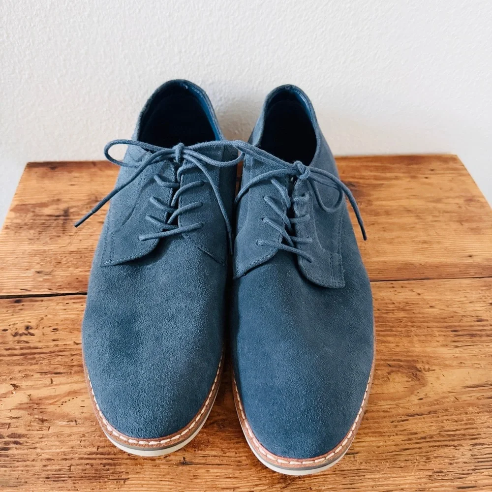 BP by Nordstrom - Shane Derby Lace Up Shoe in Navy Blue